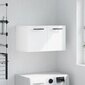 vidaXL Seinäkaappi valkoinen 60x36,5x35 cm tekninen puu hinta ja tiedot | Kylpyhuonekaapit | hobbyhall.fi