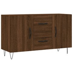 vidaXL Senkki ruskea tammi 100x36x60 cm tekninen puu hinta ja tiedot | Olohuoneen kaapit ja lipastot | hobbyhall.fi