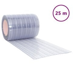 vidaXL Oviverho läpinäkyvä 300 mm x 2,6 mm 25 m PVC hinta ja tiedot | Oven saranat ja lisävarusteet | hobbyhall.fi