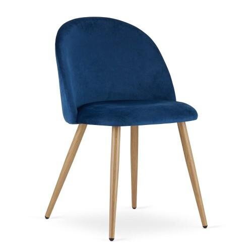 4 tuolin setti Bel, sininen hinta ja tiedot | Ruokapöydän tuolit | hobbyhall.fi