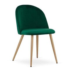 4 tuolin setti Bel, vihreä hinta ja tiedot | Ruokapöydän tuolit | hobbyhall.fi
