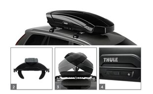 Kattoteline Thule Motion XT M, harmaa hinta ja tiedot | Suksiboksit | hobbyhall.fi