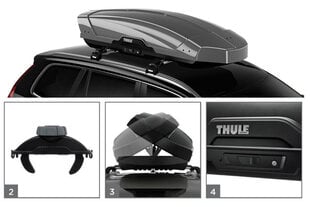 Kattoteline Thule Motion XT L, harmaa hinta ja tiedot | Suksiboksit | hobbyhall.fi