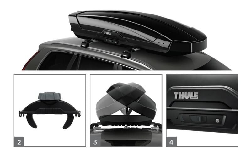 Kattoteline Thule Motion XT XL, harmaa hinta ja tiedot | Suksiboksit | hobbyhall.fi