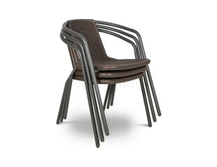Kėdė Simple, ruda hinta ja tiedot | Focus Garden Huonekalut ja sisustus | hobbyhall.fi