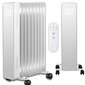 Simple-White öljylämmitin, 2500 W hinta ja tiedot | Lämmittimet | hobbyhall.fi