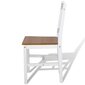 vidaXL Ruokapöydän tuolit 6 kpl valkoinen mänty hinta ja tiedot | Ruokapöydän tuolit | hobbyhall.fi