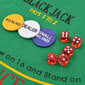 vidaXL Yhdistetty pokeri/blackjack-setti 600 pelimerkillä Alumiini hinta ja tiedot | Korttipelit, pokeri | hobbyhall.fi