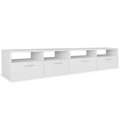 vidaXL TV-tasot 2 kpl lastulevy 95x35x36 cm valkoinen hinta ja tiedot | TV-tasot | hobbyhall.fi