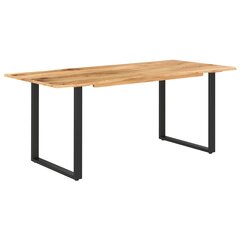 vidaXL Ruokapöytä 180x90x76 cm täysi akaasiapuu hinta ja tiedot | Ruokapöydät | hobbyhall.fi