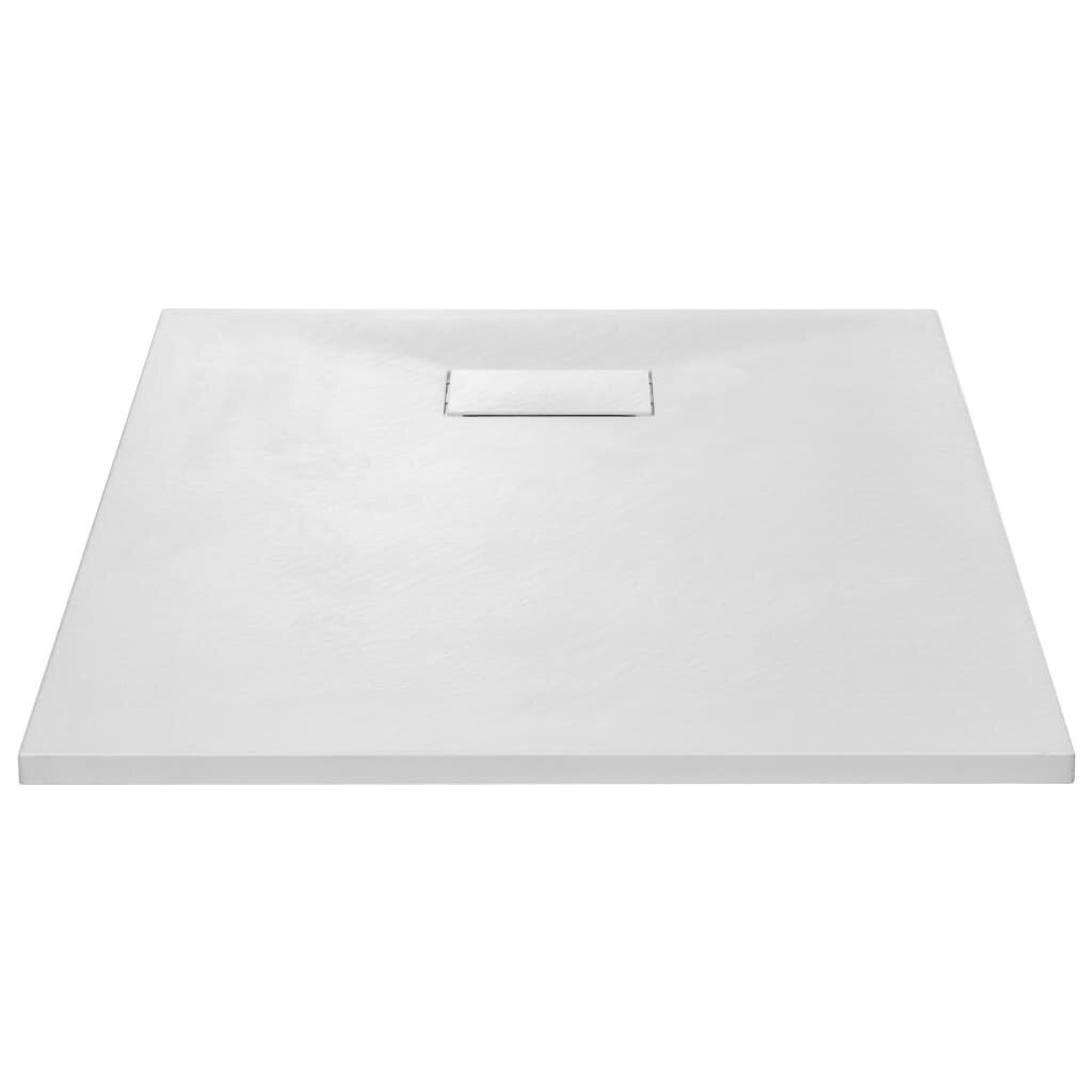 vidaXL Suihkualusta 100x80 cm SMC valkoinen hinta ja tiedot | Suihkualtaat | hobbyhall.fi