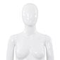 vidaXL Aidon kokoinen naismallinukke lasijalustalla valkoinen 175 cm hinta ja tiedot | Naulakot | hobbyhall.fi