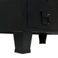 vidaXL Metallinen vaatekaappi teollinen tyyli 67x35x107 cm musta hinta ja tiedot | Kaapit | hobbyhall.fi