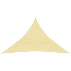 vidaXL Aurinkopurje 160 g/m² beige 2,5x2,5x3,5 m HDPE hinta ja tiedot | Aurinkovarjot ja markiisit | hobbyhall.fi