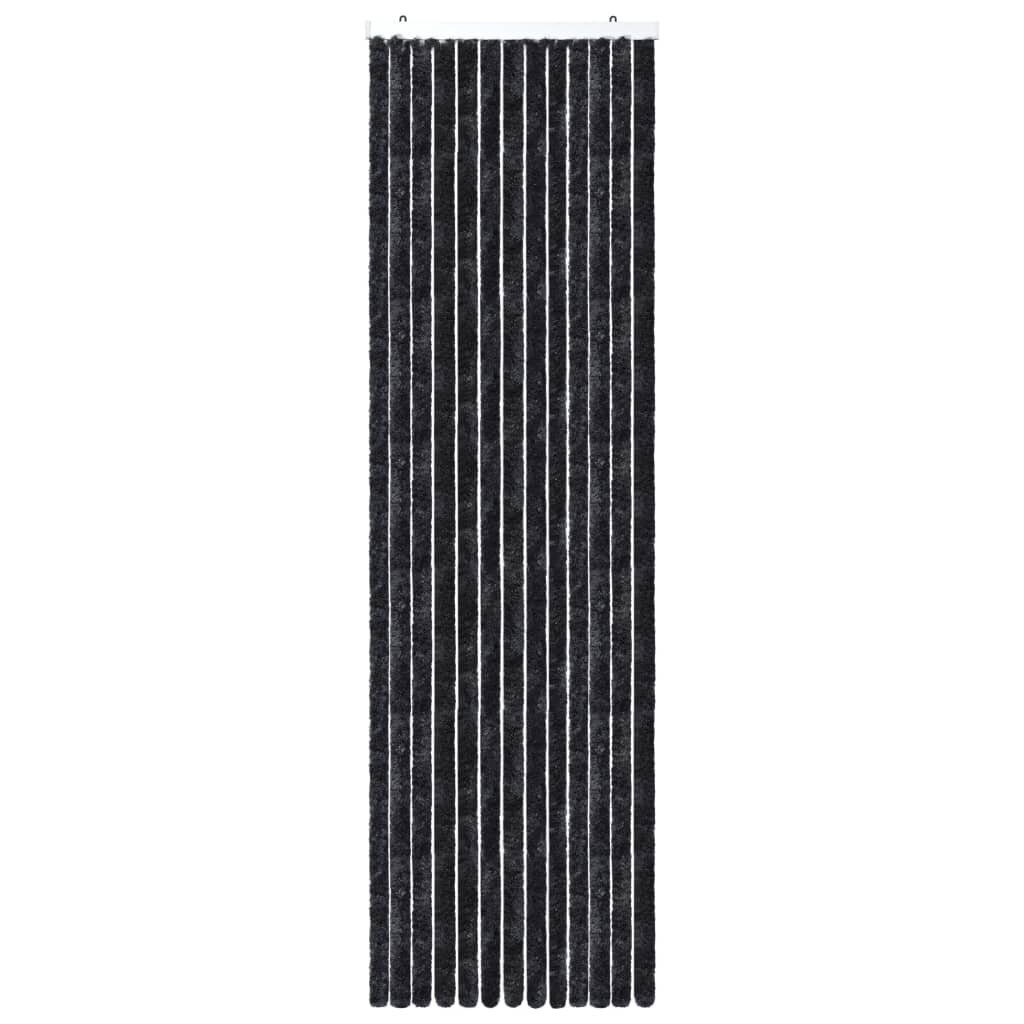 vidaXL Hyönteisverho antrasiitti 56x200 cm Chenille hinta ja tiedot | Hyttysverkot | hobbyhall.fi