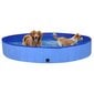 vidaXL Kokoontaitettava koiran uima-allas sininen 200x30 cm PVC hinta ja tiedot | Eläinten hoitotuotteet | hobbyhall.fi