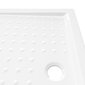 vidaXL Suihkualusta valkoinen 90x70x4 cm ABS hinta ja tiedot | Suihkualtaat | hobbyhall.fi