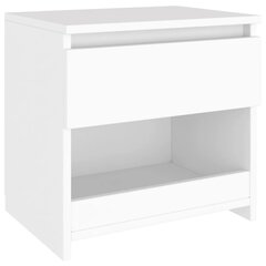vidaXL Yöpöytä valkoinen 40x30x39 cm lastulevy hinta ja tiedot | Yöpöydät | hobbyhall.fi