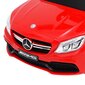 vidaXL Potkuauto Mercedes-Benz C63 punainen hinta ja tiedot | Vauvan lelut | hobbyhall.fi