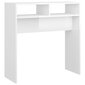 vidaXL Konsolipöytä korkeakiilto valkoinen 78x30x80 cm lastulevy hinta ja tiedot | Sivupöydät | hobbyhall.fi