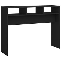 vidaXL Konsolipöytä musta 105x30x80 cm lastulevy hinta ja tiedot | Sivupöydät | hobbyhall.fi