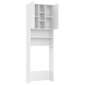 vidaXL Pesukonekaappi valkoinen 64x25,5x190 cm hinta ja tiedot | Kylpyhuonekaapit | hobbyhall.fi