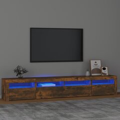 vidaXL TV-taso LED-valoilla savutammi 240x35x40 cm hinta ja tiedot | TV-tasot | hobbyhall.fi