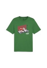 Puma T-Paita Graphics Sneaker Green 680175 86 680175 86/XL hinta ja tiedot | Miesten T-paidat | hobbyhall.fi