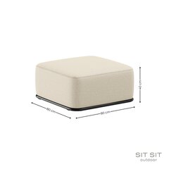 Ulkotuoli, Sit Sit, beige hinta ja tiedot | Puutarhakalusteet | hobbyhall.fi