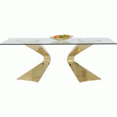 Pöytä, Gloria, Kulta 200x100cm hinta ja tiedot | Ruokapöydät | hobbyhall.fi