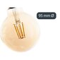 LED-lamppu Vintage E27 Läpinäkyvä 4 W 9,5 x 14 x 9,5 cm (12 osaa) hinta ja tiedot | Lamput | hobbyhall.fi