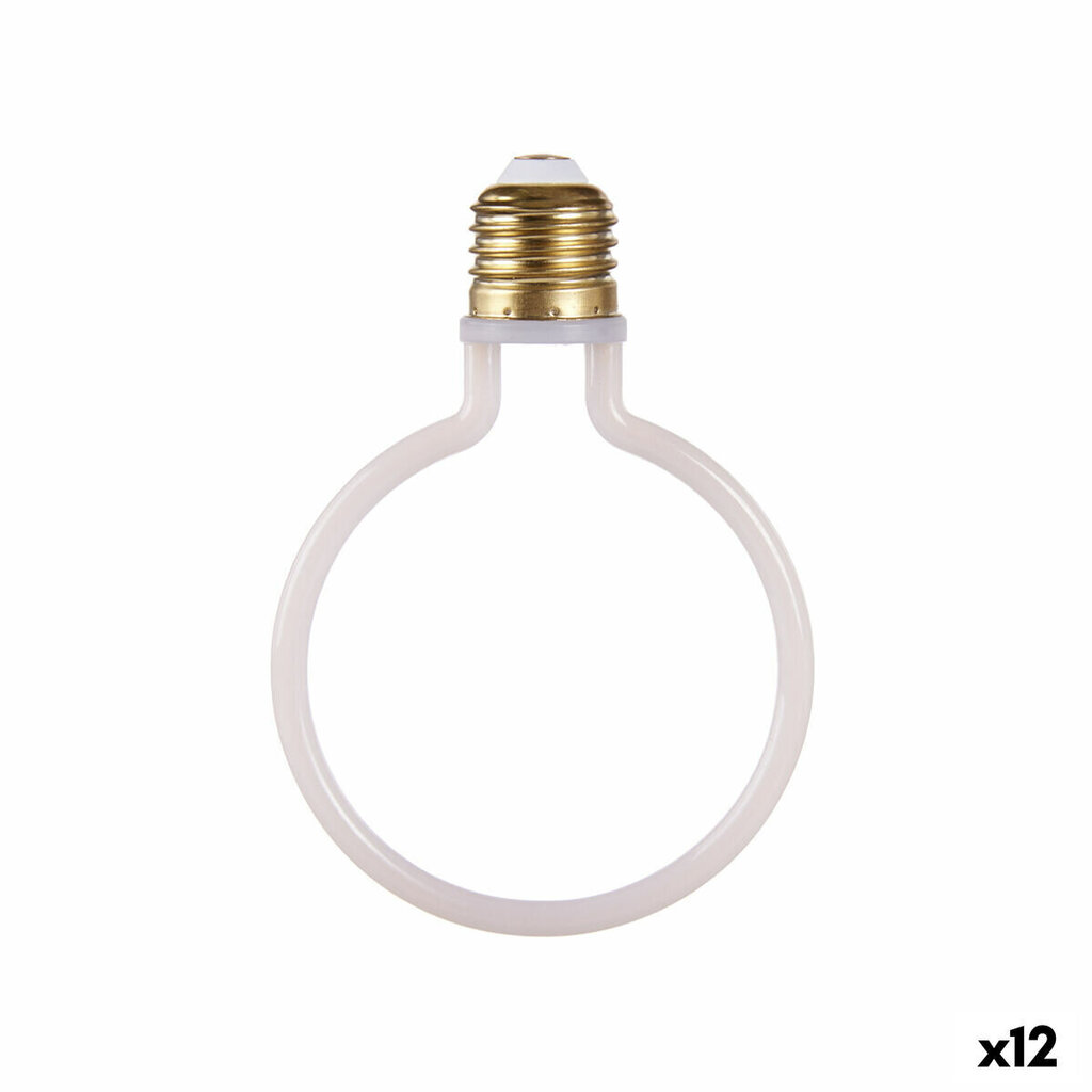 LED-lamppu Valkoinen 4 W E27 9,3 x 13,5 x 3 cm (2700 K) (12 osaa) hinta ja tiedot | Lamput | hobbyhall.fi