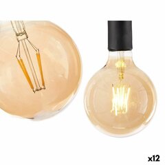 LED-lamppu Vintage E27 Läpinäkyvä 4 W 12,5 x 17,5 x 12,5 cm (12 osaa) hinta ja tiedot | Lamput | hobbyhall.fi