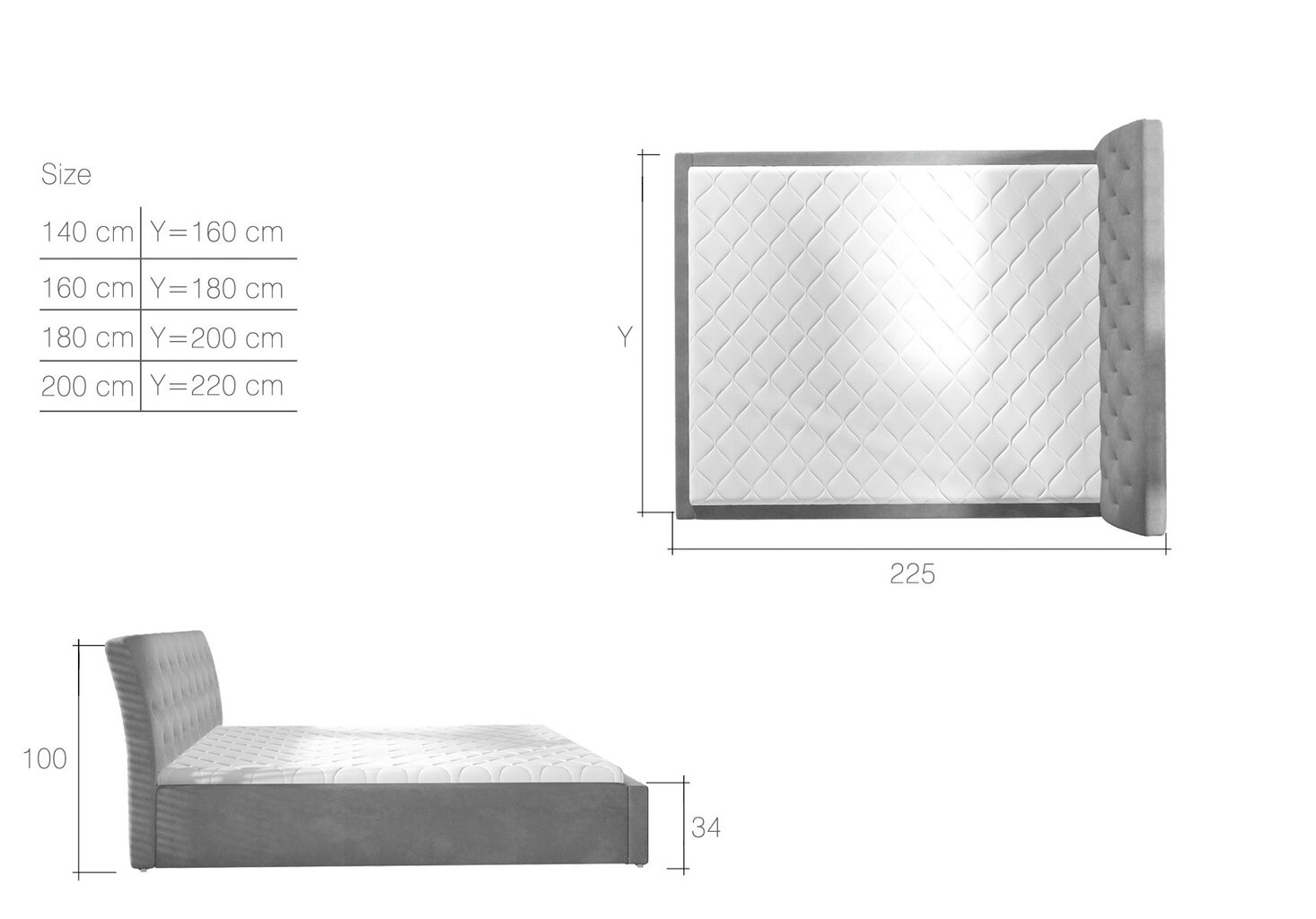 Sänky Milano MTP, 180 x 200 cm, tekonahka, ruskea hinta ja tiedot | Sängyt | hobbyhall.fi