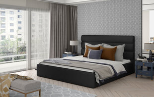 Sänky NORE Caramel 21, 140x200cm, musta hinta ja tiedot | Sängyt | hobbyhall.fi
