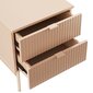 Yöpöytä SEQUENCE 2 laatikolla 45x40xH55cm, cappuccino hinta ja tiedot | Yöpöydät | hobbyhall.fi