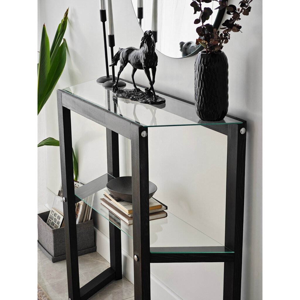 Sivupöytä Asir, 85x85x31 cm, harmaa hinta ja tiedot | Sivupöydät | hobbyhall.fi