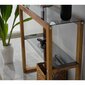 Sivupöytä Asir, 85x85x31 cm, ruskea hinta ja tiedot | Sivupöydät | hobbyhall.fi