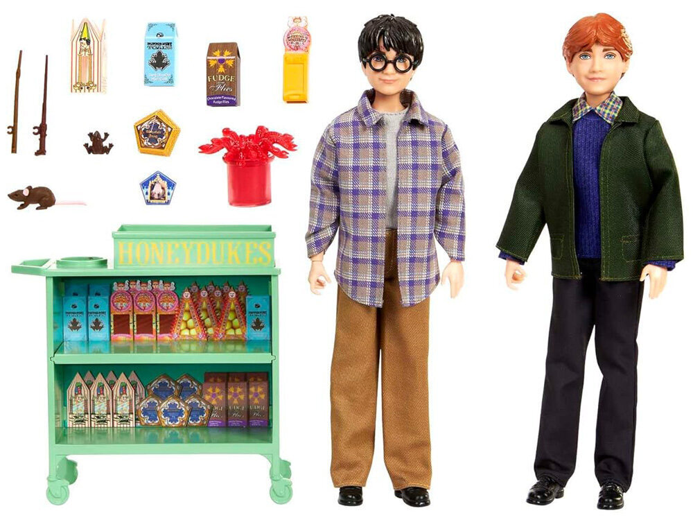 Mattel Harry Potter - Ron ja Harry Tylypahkan junassa hinta ja tiedot | Tyttöjen lelut | hobbyhall.fi