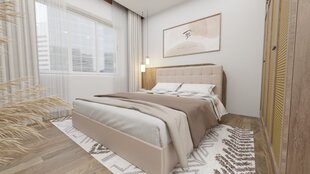 Sänky Sapnas.eu Cordelia, 160x200cm, beige hinta ja tiedot | Sängyt | hobbyhall.fi