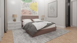 Sänky Sapnas.eu Lilian + Sapnas 2 XL, 140x200cm, ruskea hinta ja tiedot | Sängyt | hobbyhall.fi