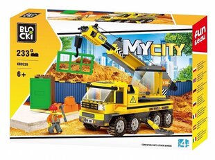 Rakentaja Blocki MyCity Crane, KB0228, 233 kpl hinta ja tiedot | LEGOT ja rakennuslelut | hobbyhall.fi