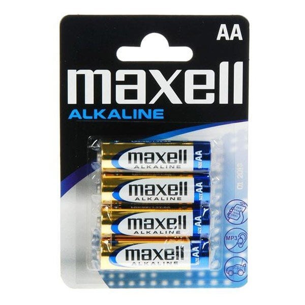 4 x AA 1,5 V MAXELL LR6 -alkaliparistot (1,5 V) hinta ja tiedot | Paristot | hobbyhall.fi