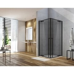 Alterna suihkukaappi 100x120 cm musta hinta ja tiedot | Suihkukaapit ja suihkunurkat | hobbyhall.fi