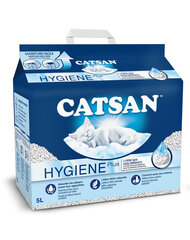 Sušokantis kraikas katėms Catsan Hygiene Plus 5 l hinta ja tiedot | Kissanhiekka | hobbyhall.fi