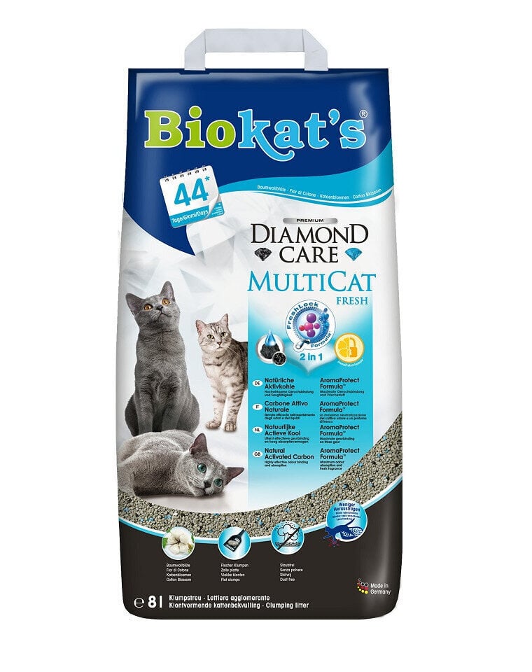 Sušokantis kraikas katėms Biokat's Micro Classic 14 l hinta ja tiedot | Kissanhiekka | hobbyhall.fi