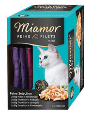 Miamor Feine Filets Mini täysravinto kissoille, kanaa, tonnikalaa ja tomaattia, 8x50 g hinta ja tiedot | Miamor Lemmikit | hobbyhall.fi