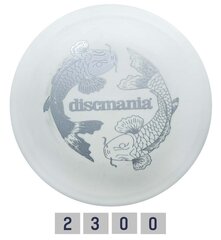 Frisbeegolf kiekko Putter Glow D-Line Flex 2, valkoinen hinta ja tiedot | Frisbeegolf | hobbyhall.fi