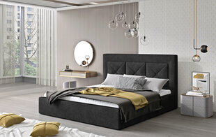 Sänky NORE Cloe 04, 180 x 200 cm, tummanharmaa hinta ja tiedot | Sängyt | hobbyhall.fi
