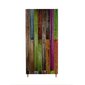 Vaatekaappi Kalune Design Wardrobe 863 (I), 90 cm, tammi/monivärinen hinta ja tiedot | Kaapit | hobbyhall.fi